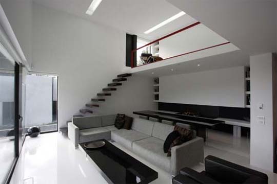 interior design with black and white color | dhomedesigns